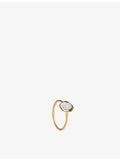 Monica Vinader moonstone ring 18ct gold vermeil sterling silver - British product