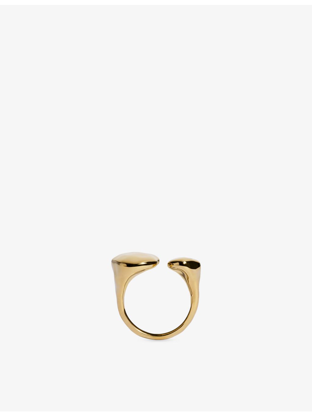 Monica Vinader Odyssey Open ring 18ct yellow gold vermeil (British brand)