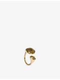 Monica Vinader Odyssey Open ring 18ct yellow gold vermeil (British brand)