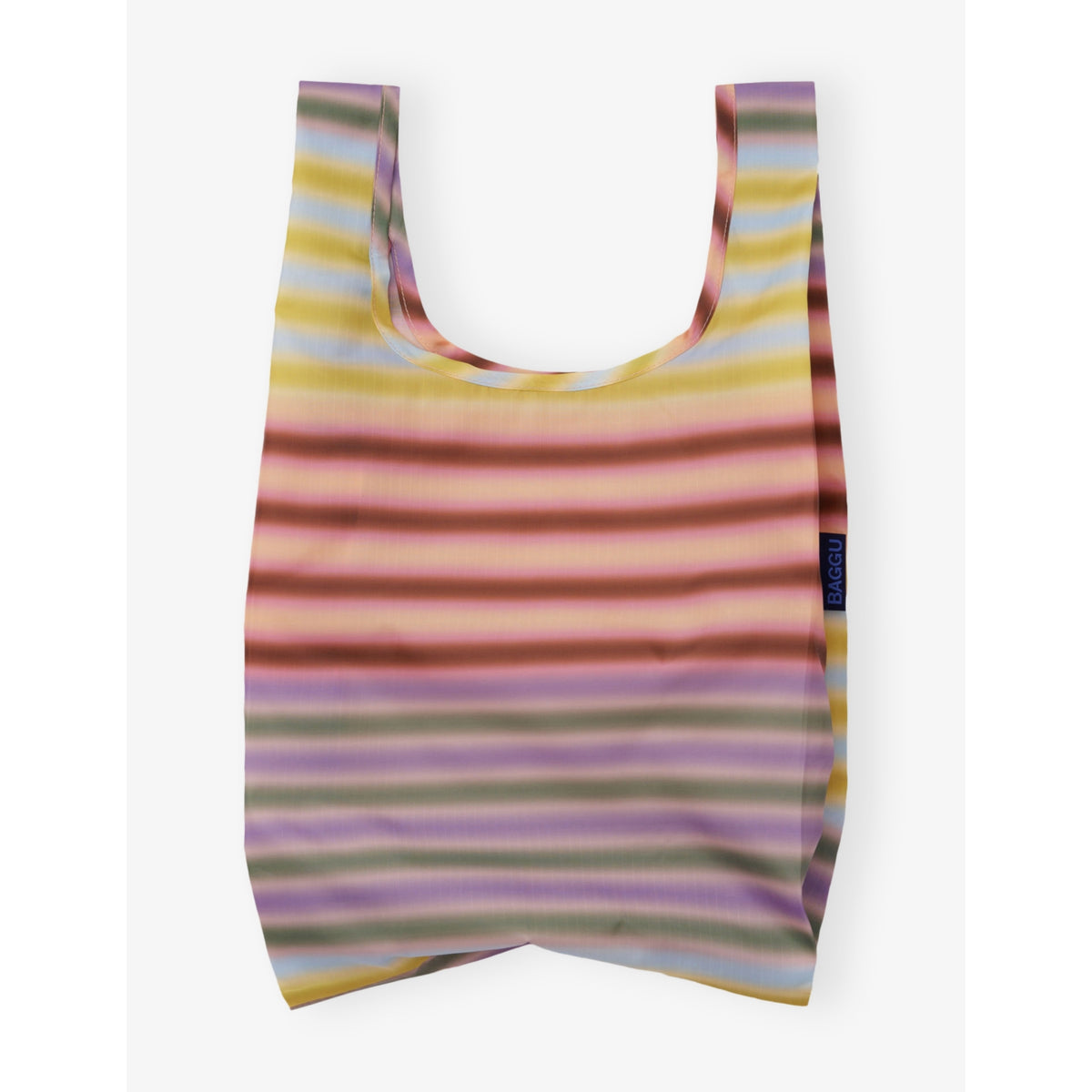 BAGGU Baby Gradient-Print woven tote bag 45cm height, imported from the UK
