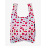 BAGGU cherry-print woven tote bag, imported from the UK