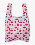 BAGGU cherry-print woven tote bag, imported from the UK