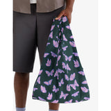 BAGGU woven tote bag with butterfly print, UK version