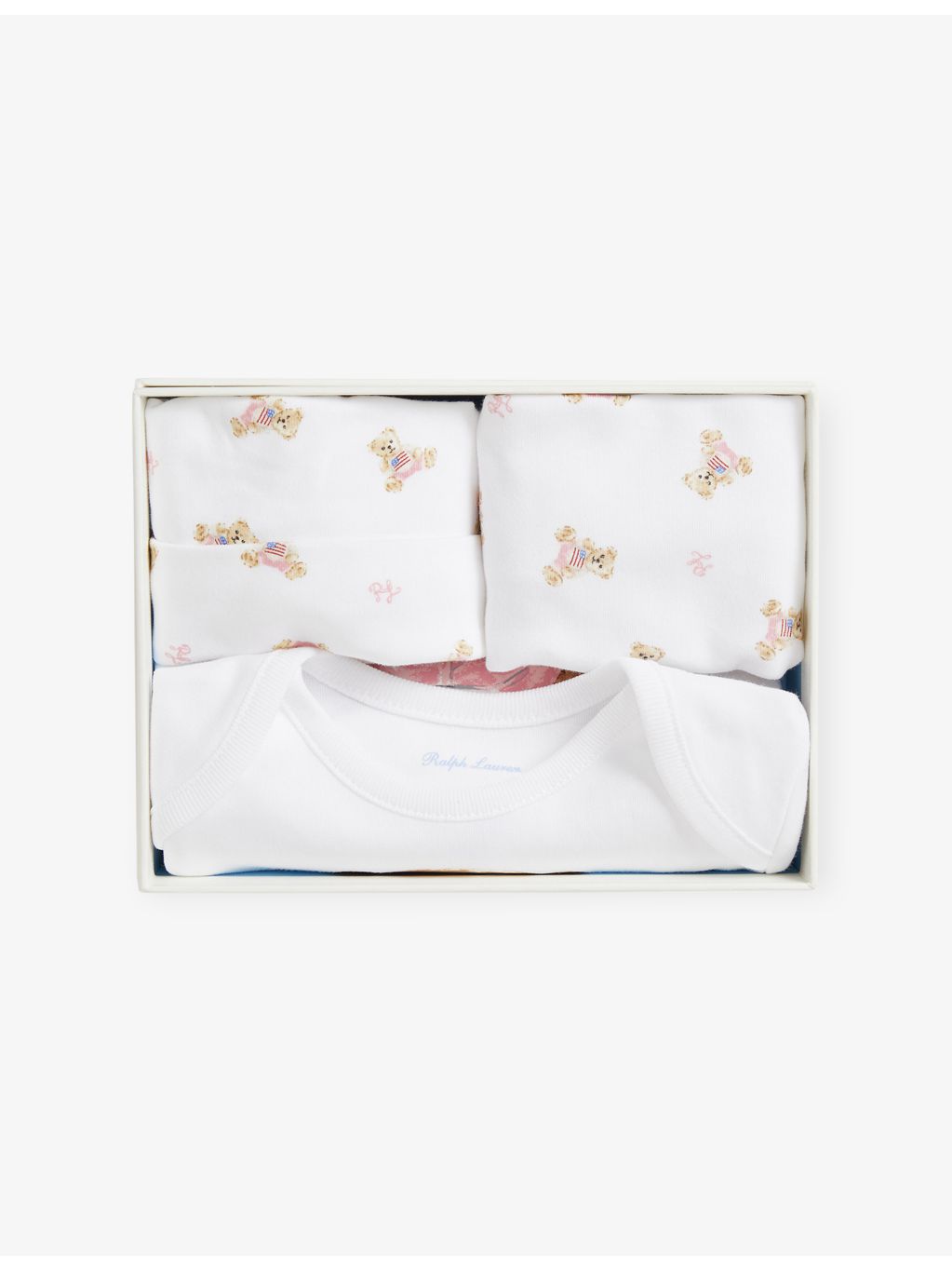 Polo Ralph Lauren baby gift set with bear print - British product