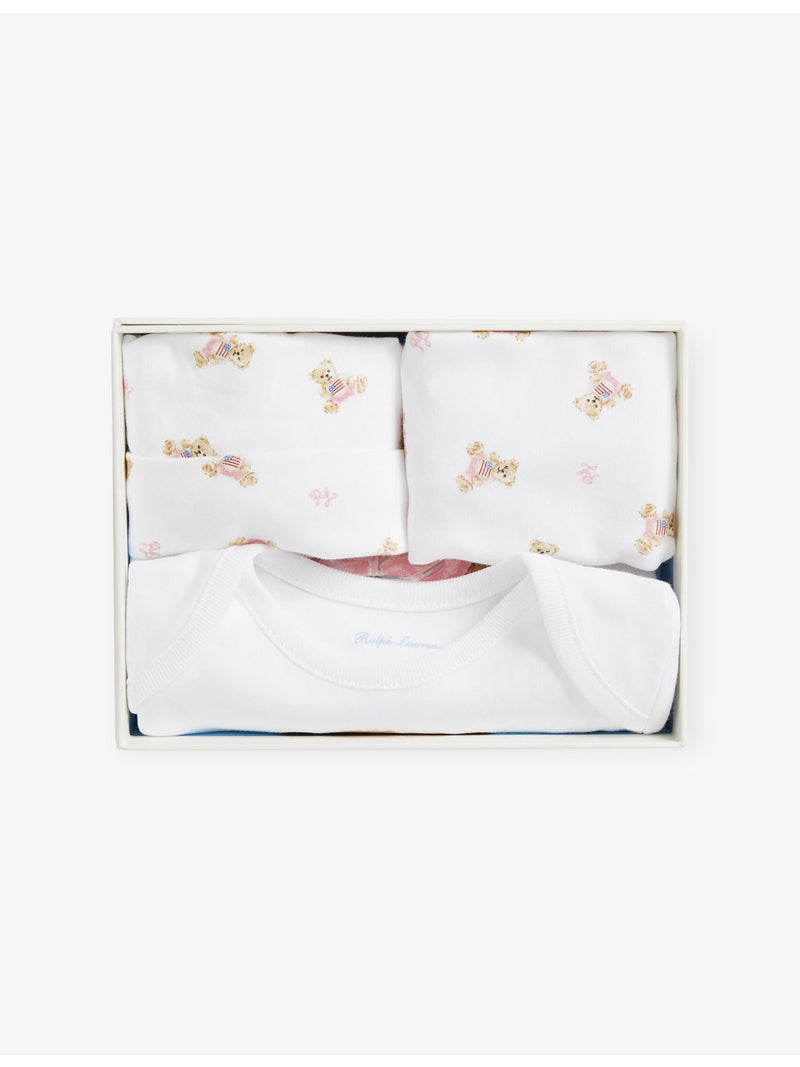 Polo Ralph Lauren baby gift set with bear print - British product