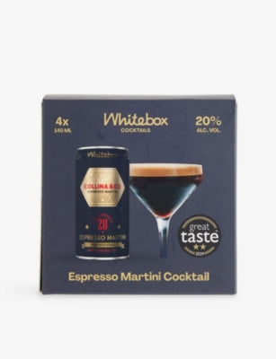 Whitebox Cocktails Espresso Martini 4x100ml (British brand)