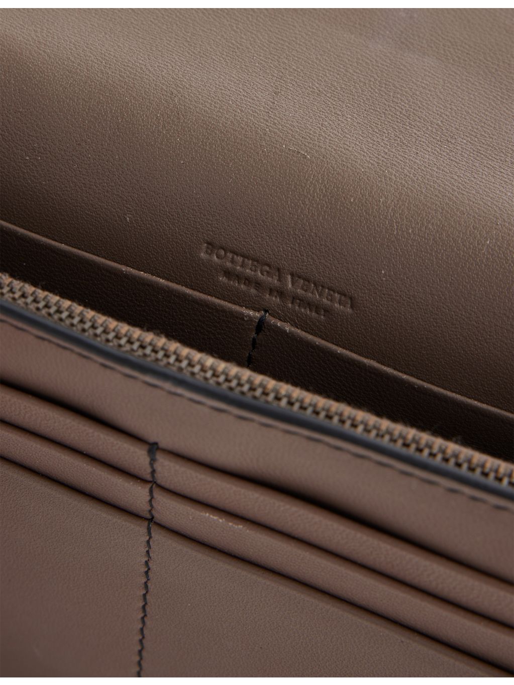 Bottega Veneta Intrecciato fringe leather wallet-on-chain, imported from the UK