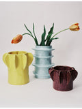 Serax Molly small stoneware plant pot 46.5cm, imported from the UK