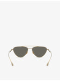 Oliver Peoples Jil Sander Edition 1 titanium pilot sunglasses - British product