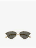 Oliver Peoples Jil Sander Edition 1 titanium pilot sunglasses - British product