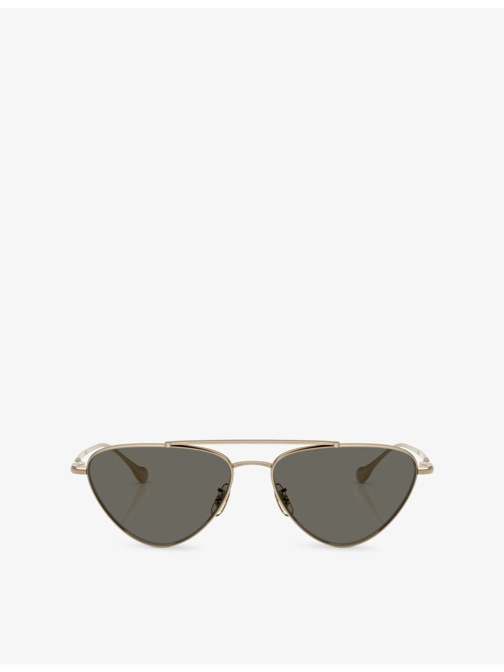 Oliver Peoples Jil Sander Edition 1 titanium pilot sunglasses - British product