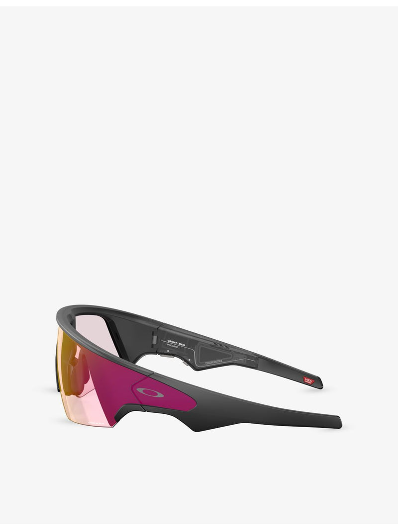 Oakley OW8001 rectangle Meta AI acetate sunglasses, imported from the UK