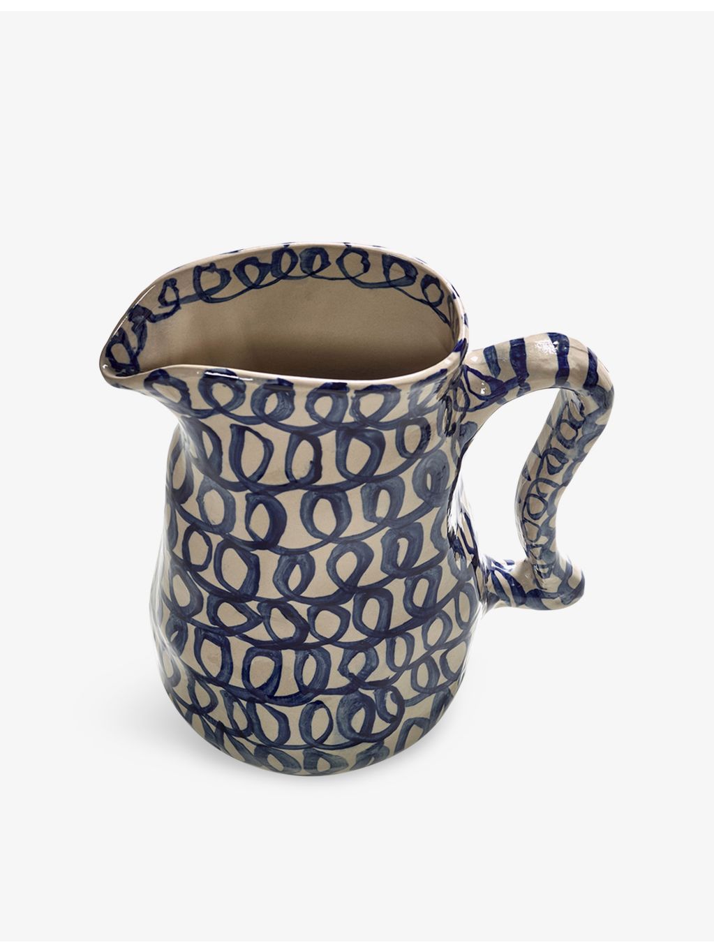 Serax Charly ceramic mug with hand painted design, UK version