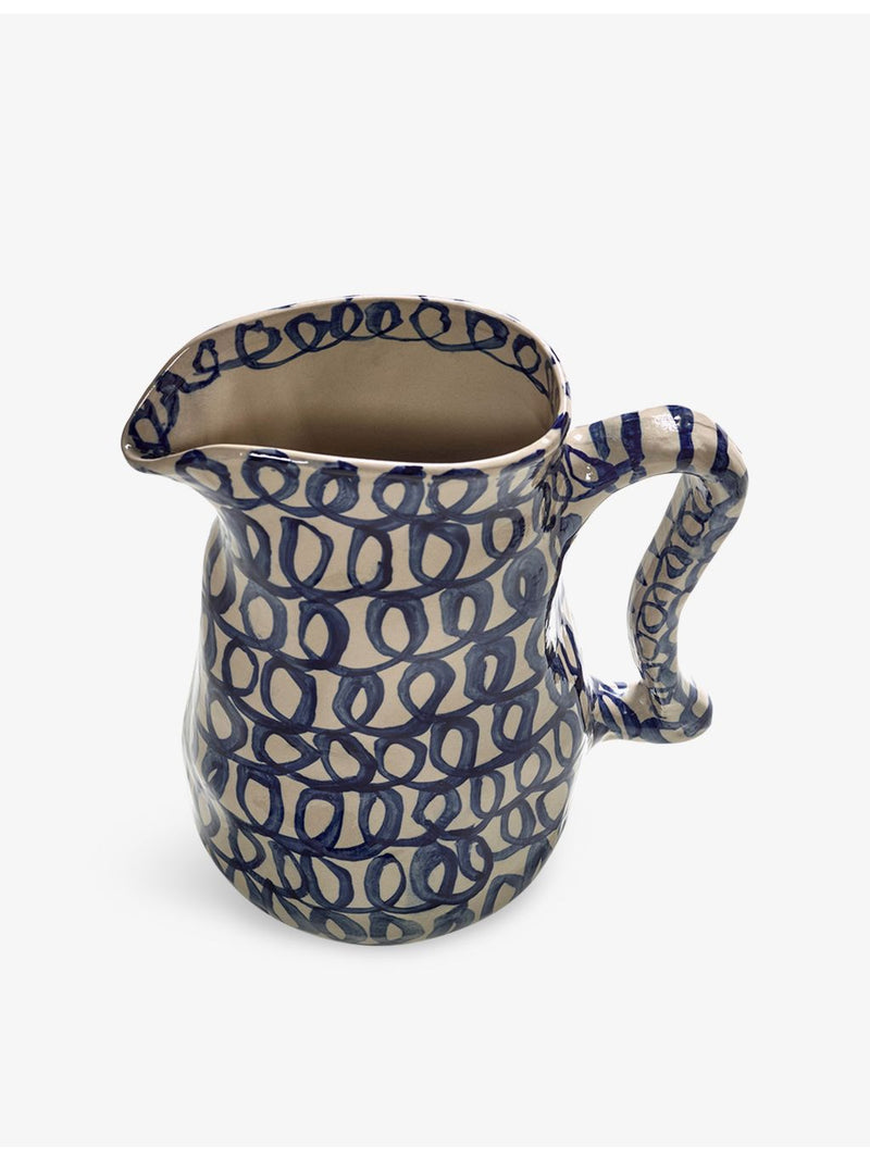 Serax Charly ceramic mug with hand painted design, UK version