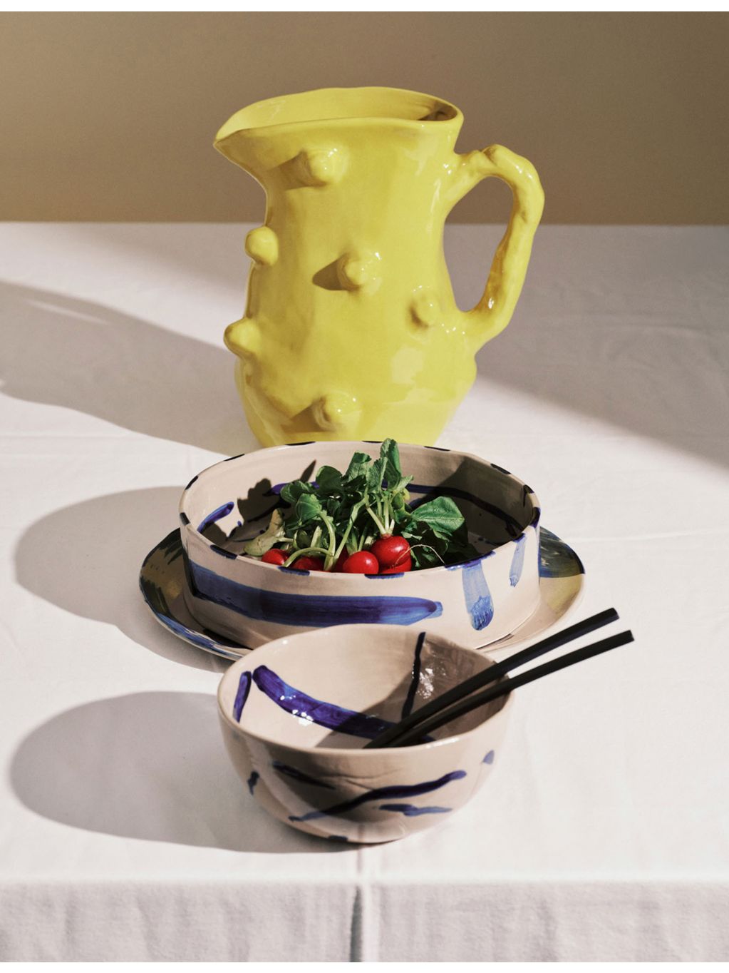 Serax Charly glazed ceramic jug 27cm - British product
