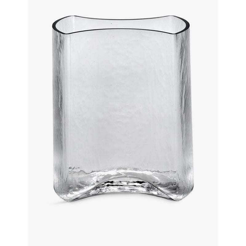 Parole Transparent Glass Vase - CLEAR
