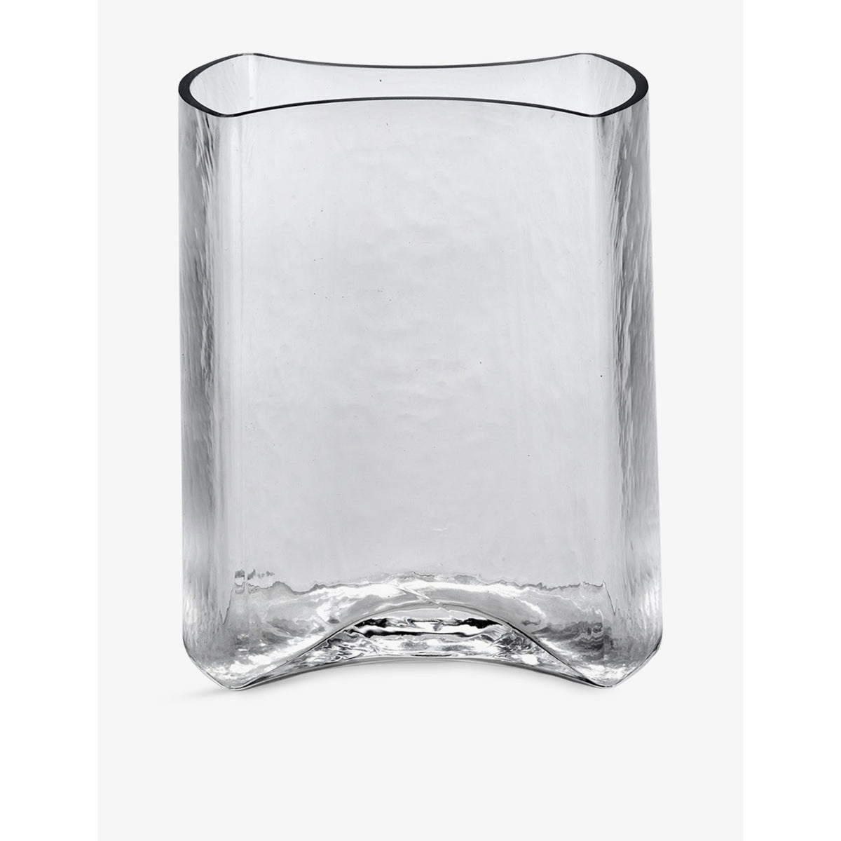 Parole Transparent Glass Vase - CLEAR