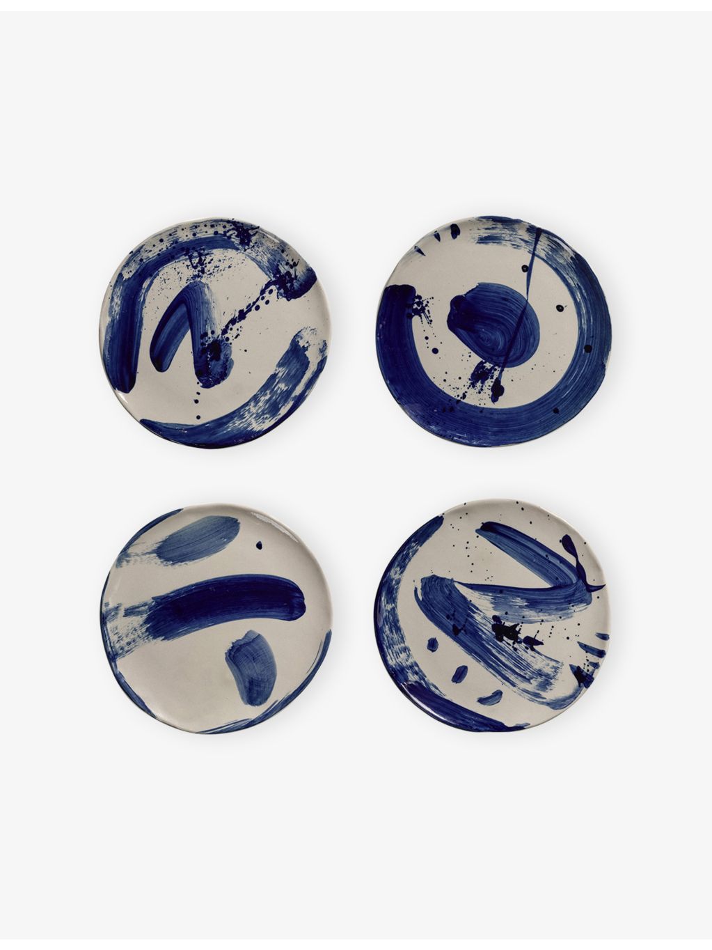 Serax Sophia ceramic breakfast plates set of four 22cm - British product