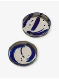 Serax hand-painted stoneware pasta plates, set of two 20cm, UK version