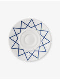 Alessi porcelain saucers set of four, imported from the UK