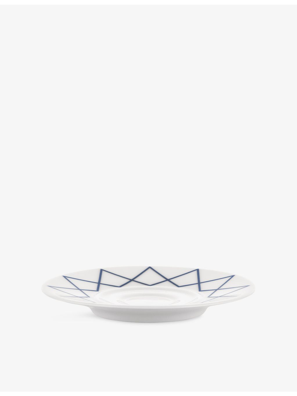 Alessi porcelain saucers set of four, imported from the UK