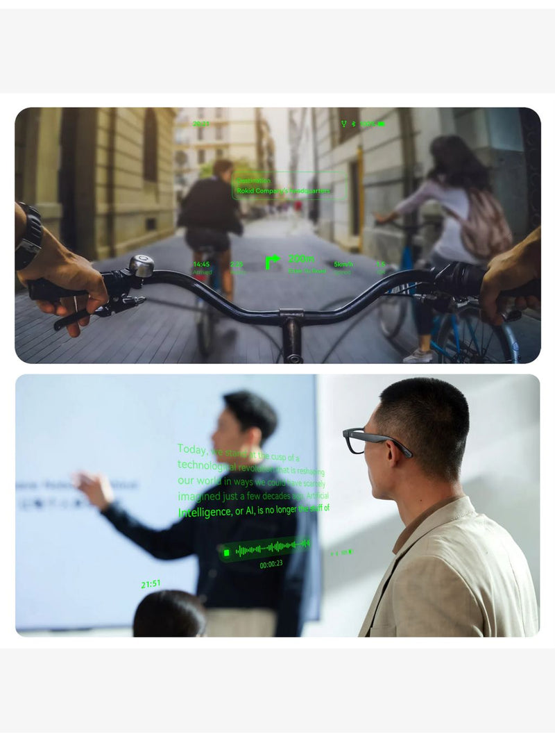 Rokid AI AR glasses with real-time translation, imported from the UK