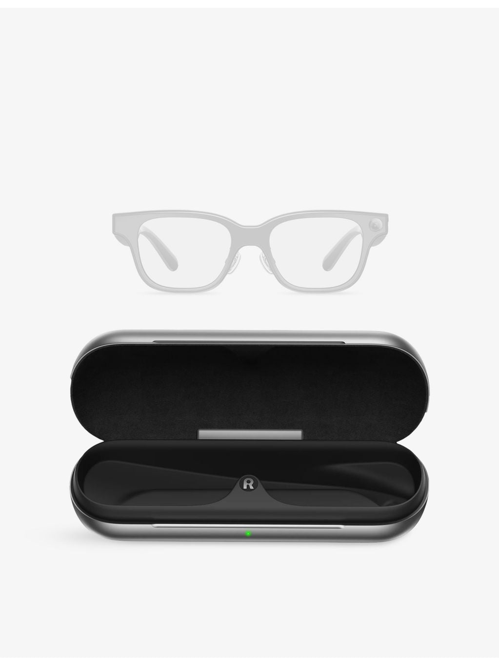 Rokid AI Glasses charging case with USB-C, UK version