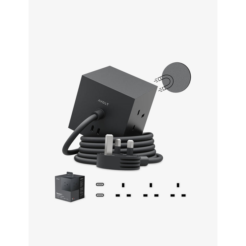 Avolt Square1 Power Extension Cube - NEW PINK