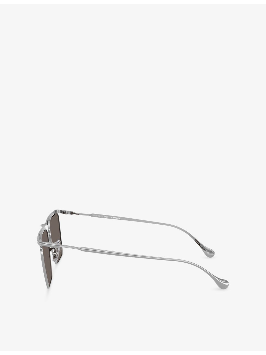 Oliver Peoples Jil Sander Edition 2 rectangle titanium sunglasses - British product