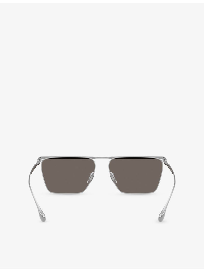 Oliver Peoples Jil Sander Edition 2 rectangle titanium sunglasses - British product