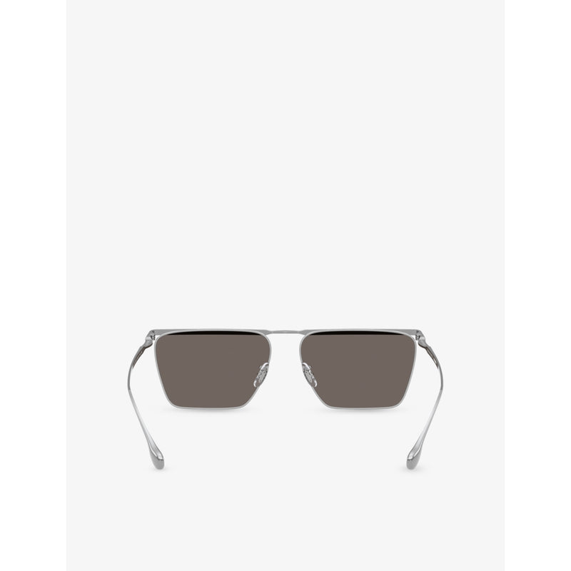 Oliver Peoples Jil Sander Edition 2 rectangle titanium sunglasses - British product