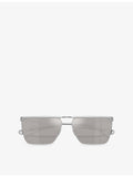 Oliver Peoples Jil Sander Edition 2 rectangle titanium sunglasses - British product