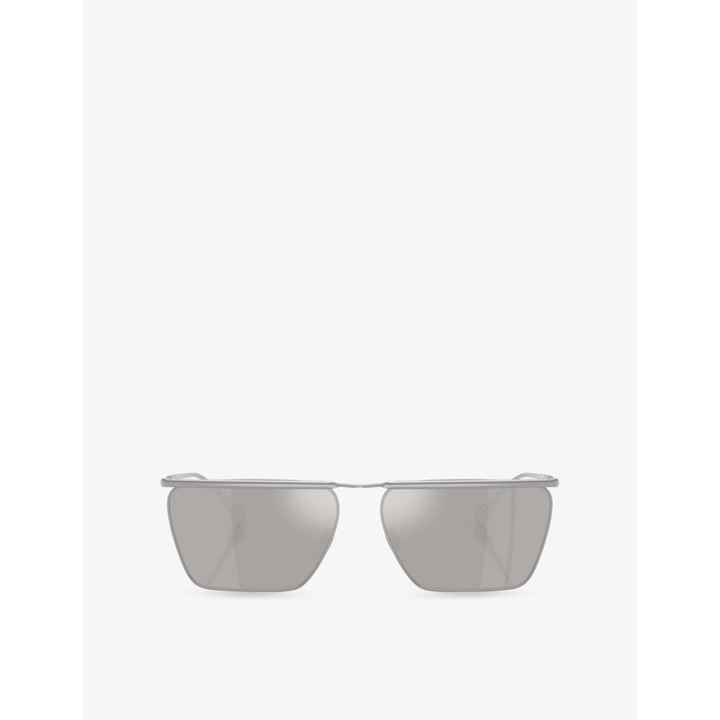 Oliver Peoples Jil Sander Edition 2 rectangle titanium sunglasses - British product