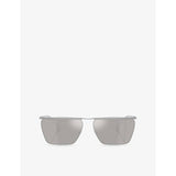 Oliver Peoples Jil Sander Edition 2 rectangle titanium sunglasses - British product