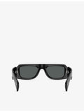Oliver Peoples Jil Sander Edition rectangle acetate sunglasses (British brand)