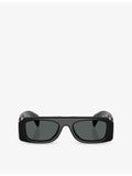 Oliver Peoples Jil Sander Edition rectangle acetate sunglasses (British brand)
