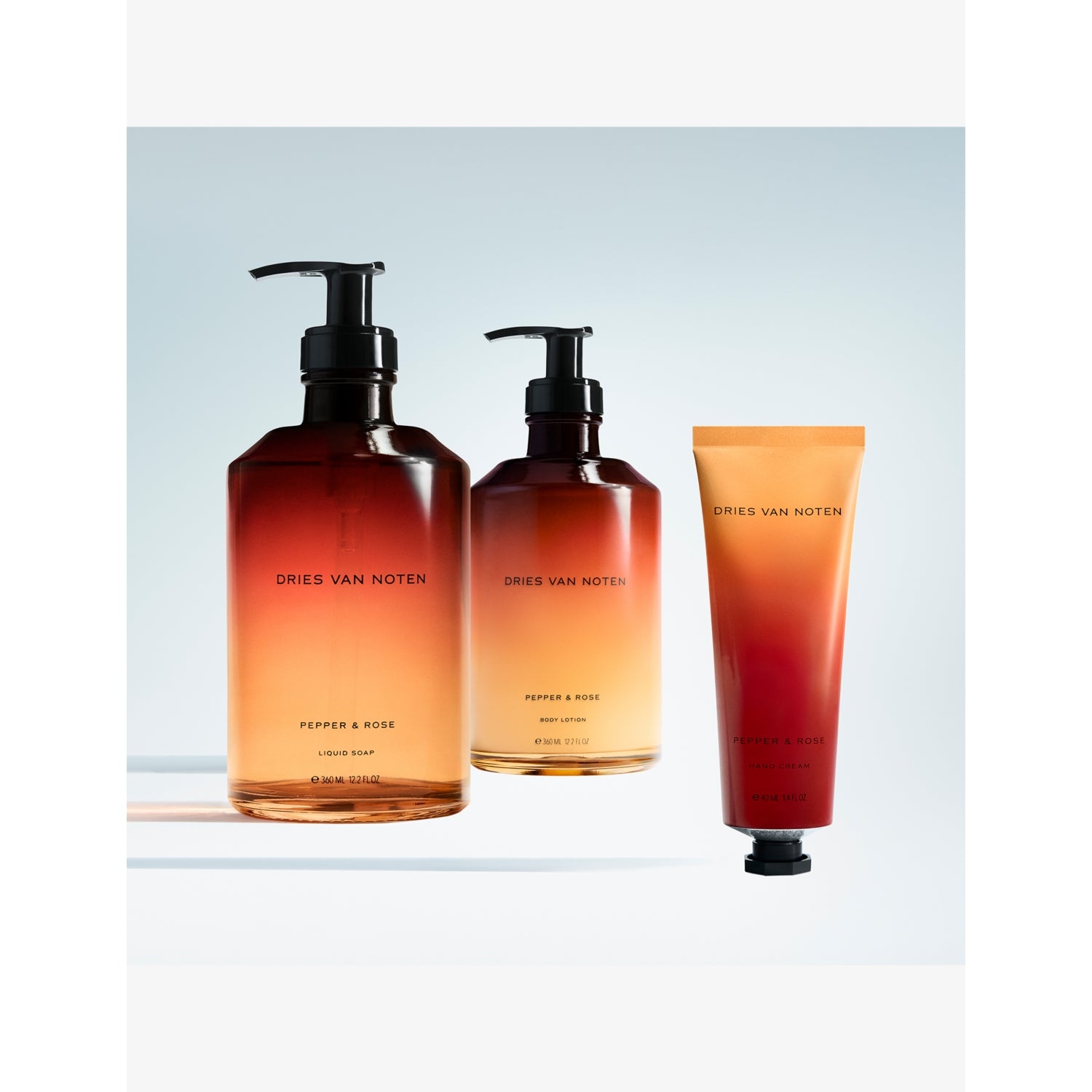 Dries Van Noten Pepper & Rose liquid soap refill 400ml, UK version