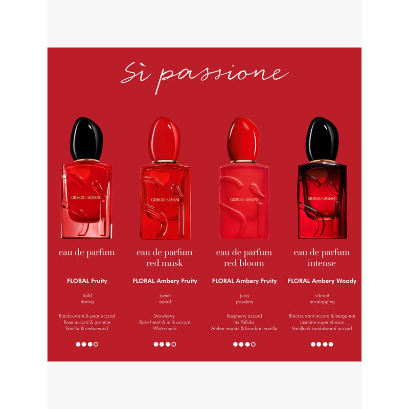 Armani Si Passione Red Bloom eau de parfum 100ml, UK version