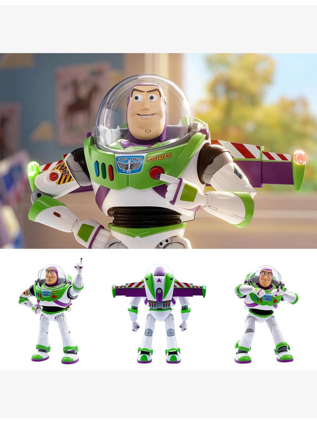 Robosen Toy Story Buzz Lightyear interactive robot - British product