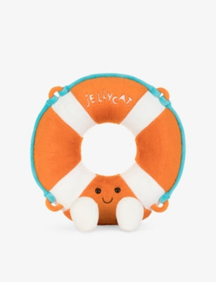 Jellycat Life Ring soft toy with embroidered features - British product