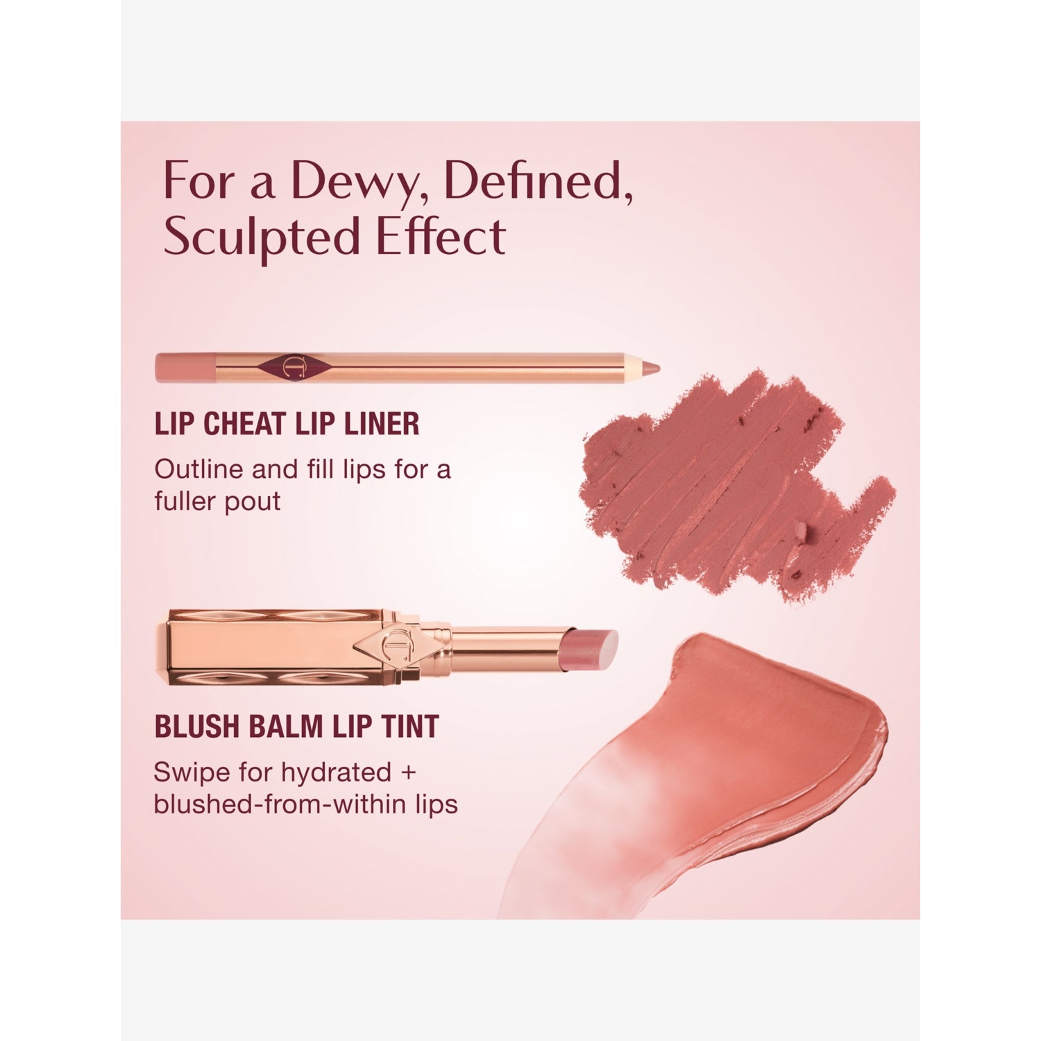 Charlotte Tilbury Pillow Talk Blush Balm Lip Tint 2g, UK version