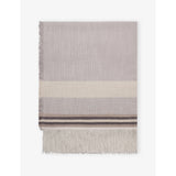 The Row cotton-linen scarf with stripe pattern, 113 x 73cm (British brand)