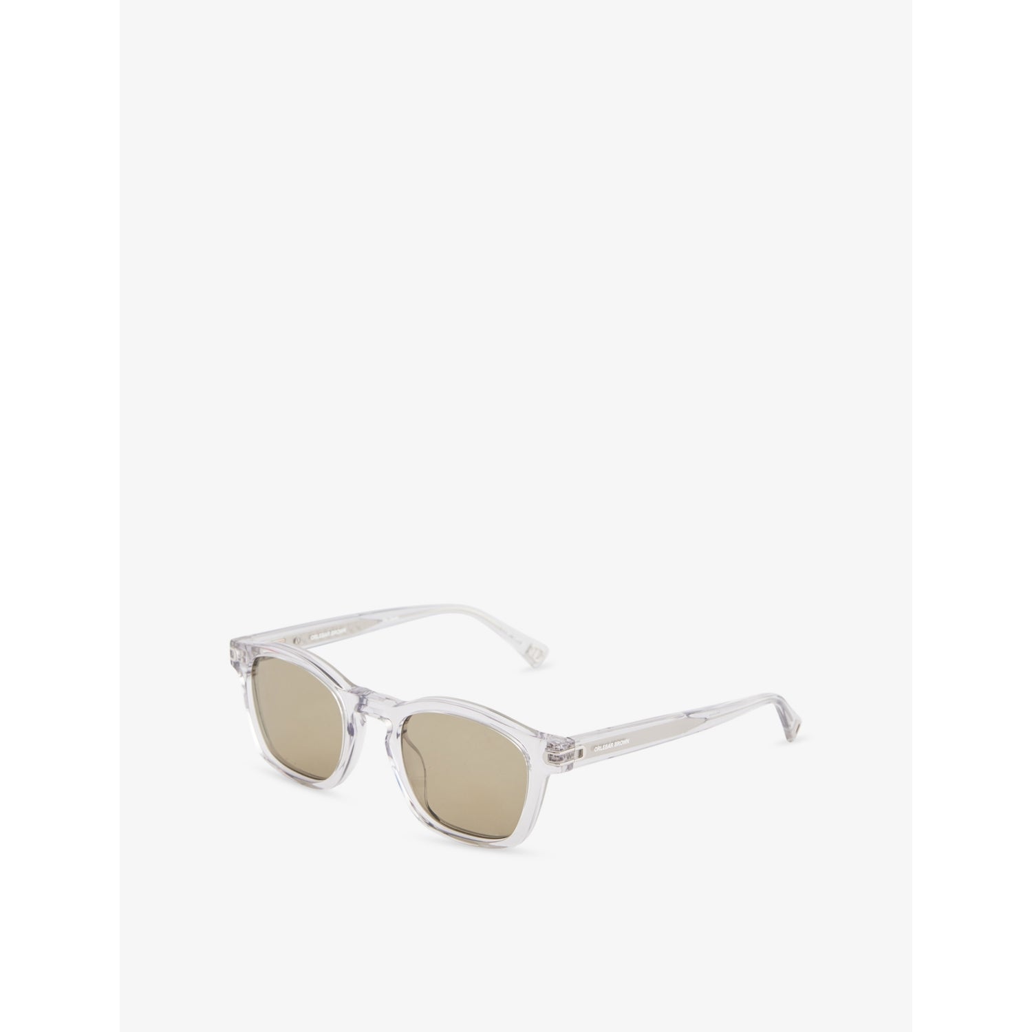 Orlebar Brown square acetate sunglasses with tinted lenses, imported from the UK