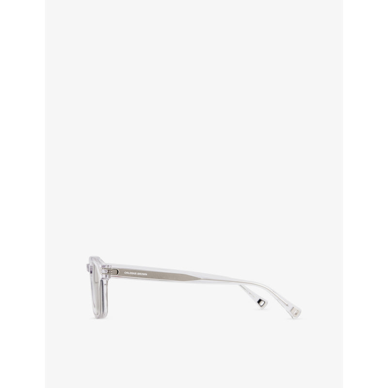 Orlebar Brown square acetate sunglasses with tinted lenses, imported from the UK