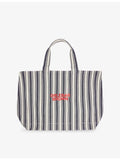 Orlebar Brown striped cotton-canvas tote bag 56cm wide (British brand)