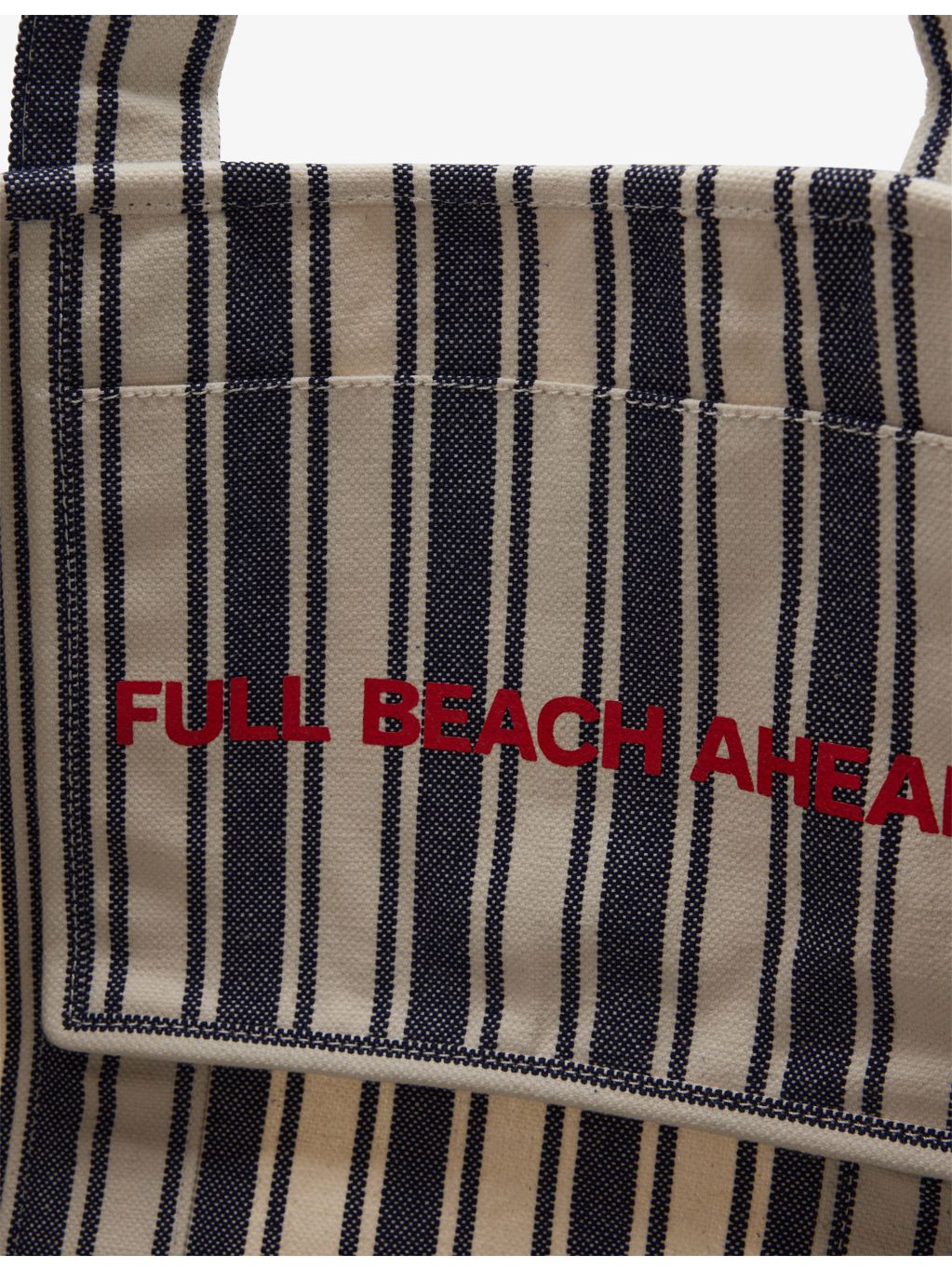 Orlebar Brown striped cotton-canvas tote bag 56cm wide (British brand)