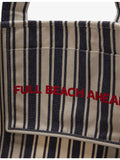 Orlebar Brown striped cotton-canvas tote bag 56cm wide (British brand)