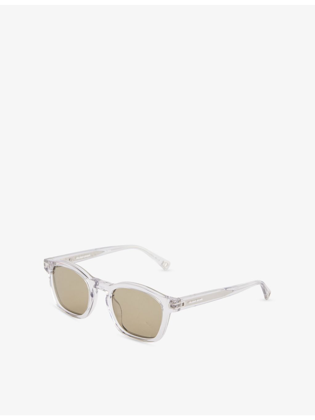 Orlebar Brown Davey rectangular acetate sunglasses, UK version