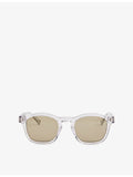 Orlebar Brown Davey rectangular acetate sunglasses, UK version