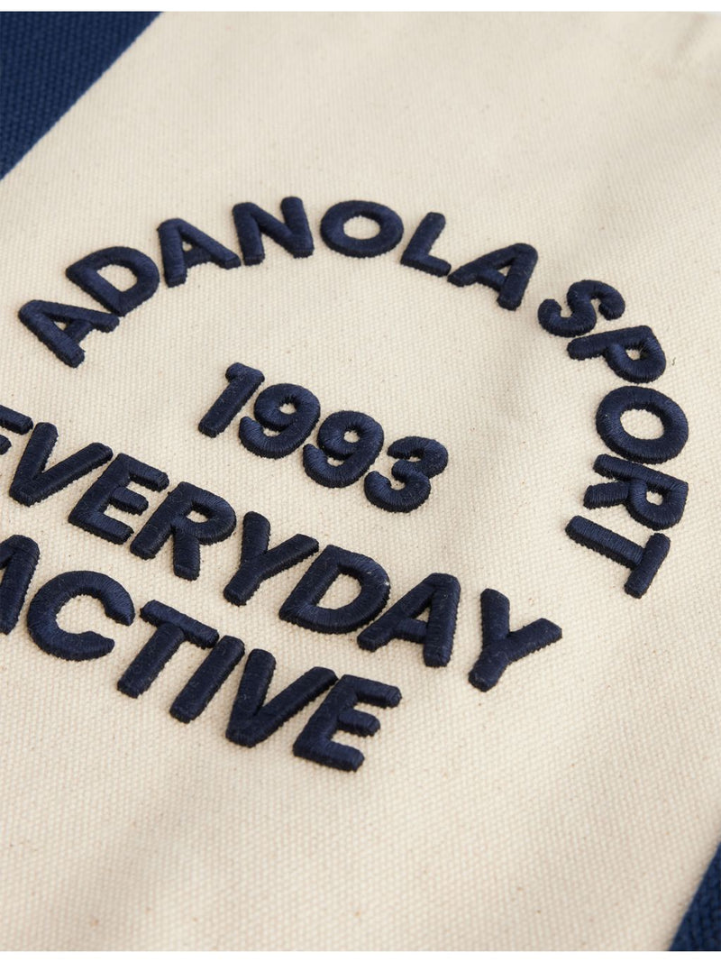 Adanola Sport 93 cotton tote bag with embroidered logo (British brand)